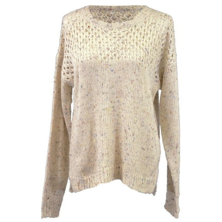 Feinuhan - Lush Oversized Long Sleeved Speckled Knit Jumper With Loose ...
