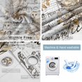 thumbnail image 4 of Vintage Owl Blackout Curtains for Bedroom/Living Room, Thermal Insulated Kitchen Curtains, Rustic Sping Floral Botanical Postmark Grommet Darkening Window Treatment Drapes 42"x84"x2, 4 of 8