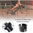 thumbnail image 7 of 4pcs Aluminum Alloy Bicycle Handlebar Shim Adapter Bike Spacers Bicycle Handlebar Conversion Sheet Accessory for MTB, Road, Mountain, Fixed Gear Bike (25.4mm to 31.8mm)$$Sport & Recreation Other, 7 of 7