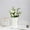 Blanc70926, variante sur Vase à Fleurs en Plastique Imitation Émaillé / Centre de Table de Décoration pour Salon, Meuble Télé, Arrangement de Fleurs Séchées Ou Fraîches / Pot Décoratif Moderne / Marine/rose/blanc / 27,5x12 cm