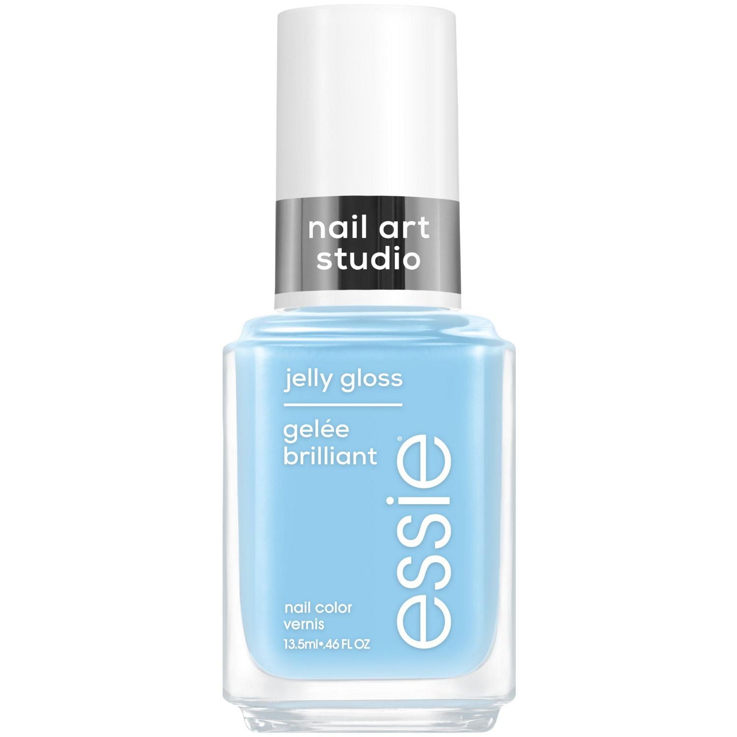 ‌vernis à ongles essie nail art studio gelée brillante, fini translucide, ink jelly, noir, 13,5 ml 104ML