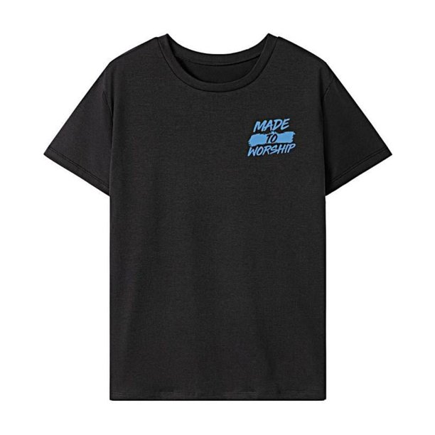 Camiseta para mujer Tops de verano Camisa de mujer suave y cómoda con cuello redondo para SG