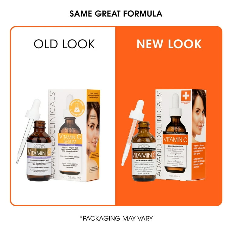 Advanced Clinicals Anti-Aging Vitamin C Face Serum 1.75 fl
