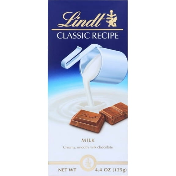 Pack of 12 Lindt Classic Milk Chocolate Bars 4.4 oz