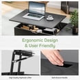 thumbnail image 6 of Casabay Lift Top Coffee Tables for Living Room, Small Modern Wooden Center Tables with Storage Shelf and Hidden Compartment, 6 of 7