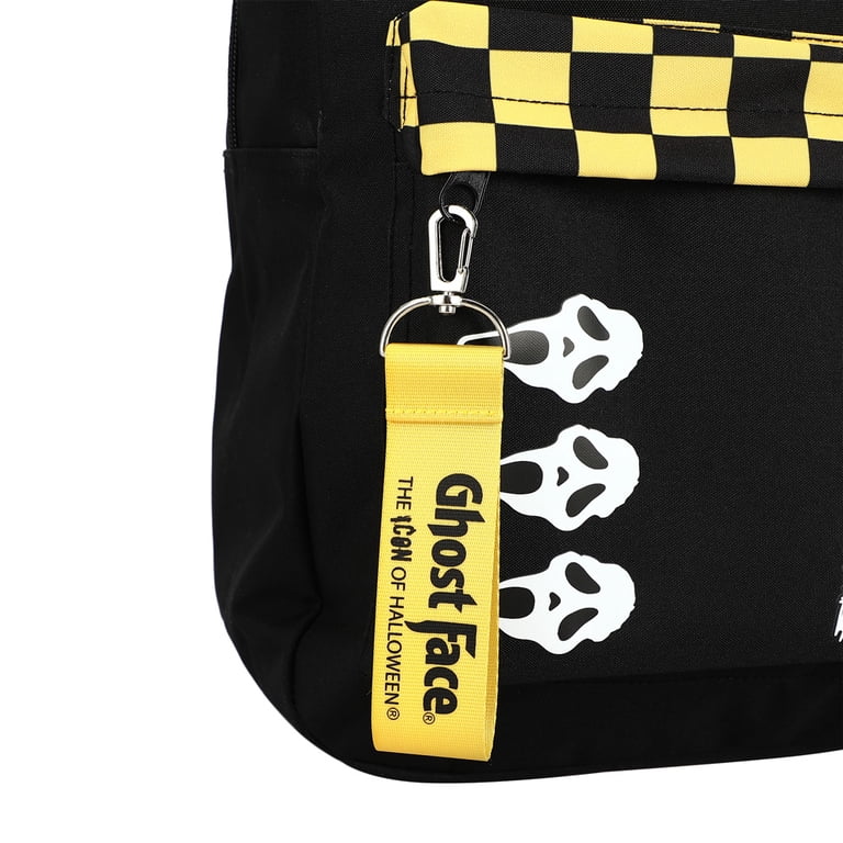 Ghostface scream New York black checkered back pack Ghost Face Character Checkered Backpack - Walmart.com main image 2
