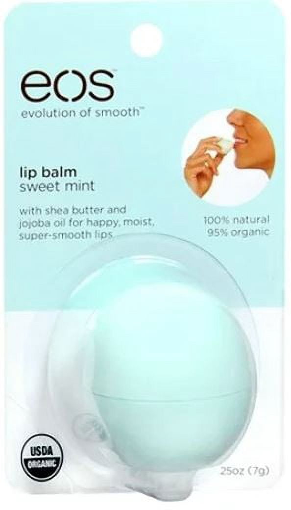 EOS Sweet Mint Organic Lip Balm, 0.25 Ounce (Pack of 10)