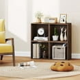 thumbnail image 6 of Costway 1 PCS Cube Storage Organizer Stackable Open Book Shelf for Small Space Storage System Brown, 6 of 9