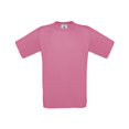 thumbnail image 2 of B&C - Camiseta Básica de manga corta y cuello redondo Exact 190 para hombre - 100% algodón (Rosa chillon), 2 of 2
