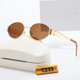 thumbnail image 1 of Gafas de sol con forma de arco triunfal para mujer, estilo retro, ovaladas, estilo ojo de gato, tendencia de moda, 1 of 5