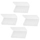 thumbnail image 4 of Caja organizadora de plástico de 4 piezas con 28 rejillas, diseño independiente, caja contenedora de joyas transparente para anillos de diamantes de imitación, 4 of 12
