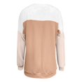 thumbnail image 5 of WEAIXIMIUNG Oversized Sweatshirt for Women Plus Size 3X Womens Long Sleeve Crewneck Pullover Knitted Ribbed Sweatshirt Fall Long Sleeve Sweatshirts Top Blouse, 5 of 5