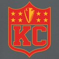 thumbnail image 3 of Kansas Shield Men's V-Neck T-shirt Champions Game Day Fantasy Football K.C. Fan, 3 of 7