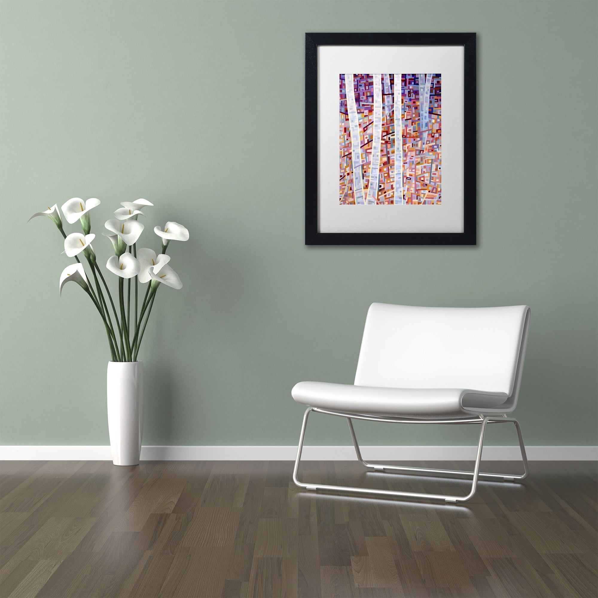 Mandy Budan 'Incandescence' Matted Framed Art