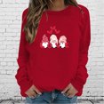 thumbnail image 1 of Meichang Sweatshirts à Col Rond pour Femmes, Sweatshirts de la Saint-Valentin, Hauts de Vacances, Sweatshirts Graphiques Cœur d'Amour, Manches Longues, Cadeaux de la Saint-Valentin, 1 of 4