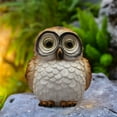 thumbnail image 2 of Owl Statue Garden Decor - Handcrafted Resin Outdoor/Indoor Decoration, Waterproof Halloween & Year-Round Lawn, Patio, Office, Living Room Owl Figurine Gift for Women, 2 of 4
