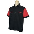thumbnail image 2 of Retro Men Shirts Bowling Shirts Pocket Workshirts Cotton, 2 of 5