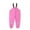Hot Pink, variant on NOKIO Children'S Rain Gear Toddler Kids Boys Girls Double Fabric Warm Outdoor Rain Dungarees Windproof Water-proof Mud Jumpsuit Playsuit Overall Clothes Girls' Water-proof Splash Pants