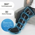 thumbnail image 3 of Single Leg Massager Air Compression 5 Airbags Massage for Foot, Portable Leg Brace Circulation and Pain Care for Desk Workers and Post-Workout, 3 of 9