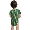 thumbnail image 3 of Yiaed Thorns Of Macro Cactus Print Infant Climbing Short Sleeve Onesie One-Piece Baby Bodysuit Clothes 0-12 Months -, 3 of 6
