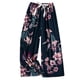 thumbnail image 1 of TaTaai Women's Ankle Length Printed Lounge Pants Elastic Waist 9/10 Length Long Pants Casual Home Soft Non See Through Bottoms Relax Fit Daily Wear Gift, 1 of 3