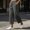 Dark Gray women's capri pants elastic waist a1, variant on Usloyux Women's Straight Leg Capri Pants Elastic Waist with Pockets Casual Loose Fit Trousers for Summer Beach Party Bottoms, White M