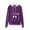Purple, variant on HNMKIU Sweatshirt for Women Pet Dog Cat Holder Coat Pouch Large Pocket Hoodie Top