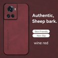 thumbnail image 1 of One Plus Ace 5G PGKM10 Case Silicone Shockproof Leather Phone Case For OnePlus Ace Oneplus 10R 5G 6.7" Camera Protect Back Cover Wine Red For OnePlus 10R, 1 of 6