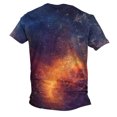 thumbnail image 6 of Penkiiy Galaxy Printed Shirt , Men's Cosmic Star Sky Print Funny Casual Fashion Short Sleeve Tops Blouse 5XL Multicolor, 6 of 6