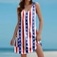 thumbnail image 2 of MKLEKYY Trajes De Baño Womens Summer Dresses 2024 Loose V Neck Sleeveless Swimsuit Coverup With Pockets, 2 of 4