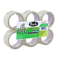 thumbnail image 1 of cinta de empaque de 48 mm x 50 m transparente tuck 6 piezas, 1 of 6