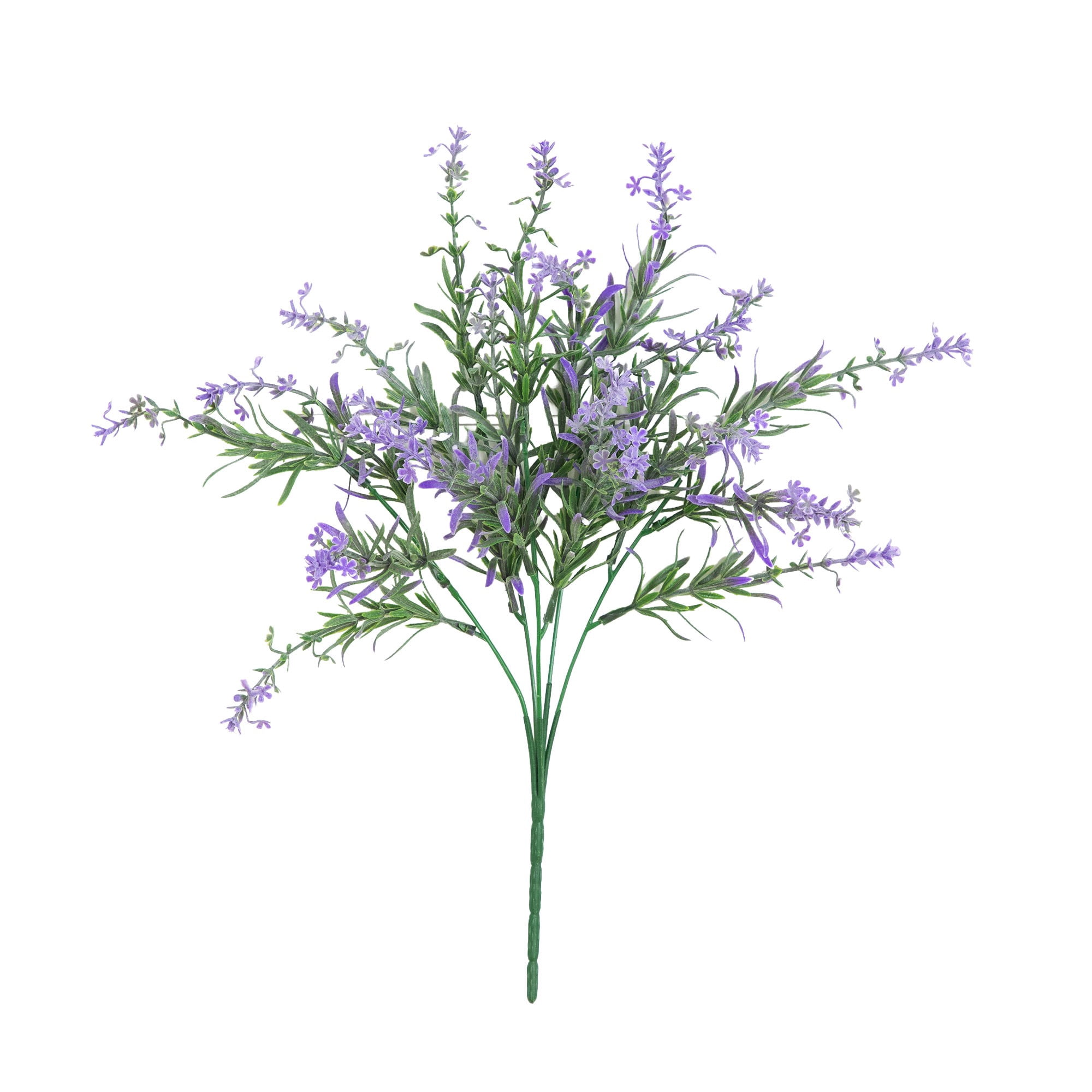 14in. UV Resistant Artificial Lavender Bush (Indoor/Outdoor) - Set of 6