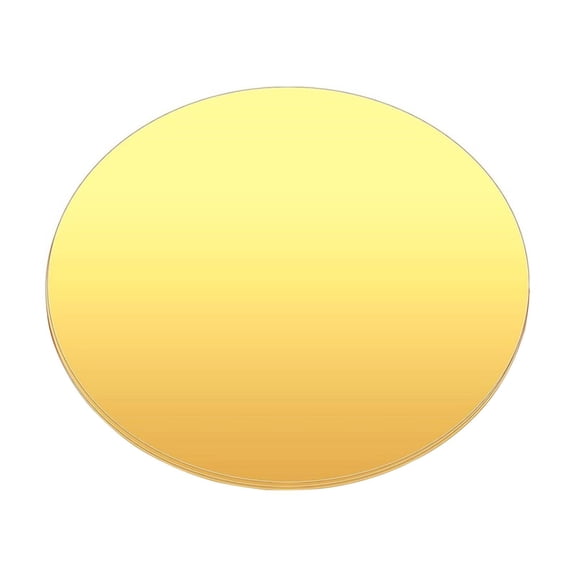 Baoblaze 3 Pieces 8" Round Mirrors for Centerpieces for Tables Gold for Wedding Party