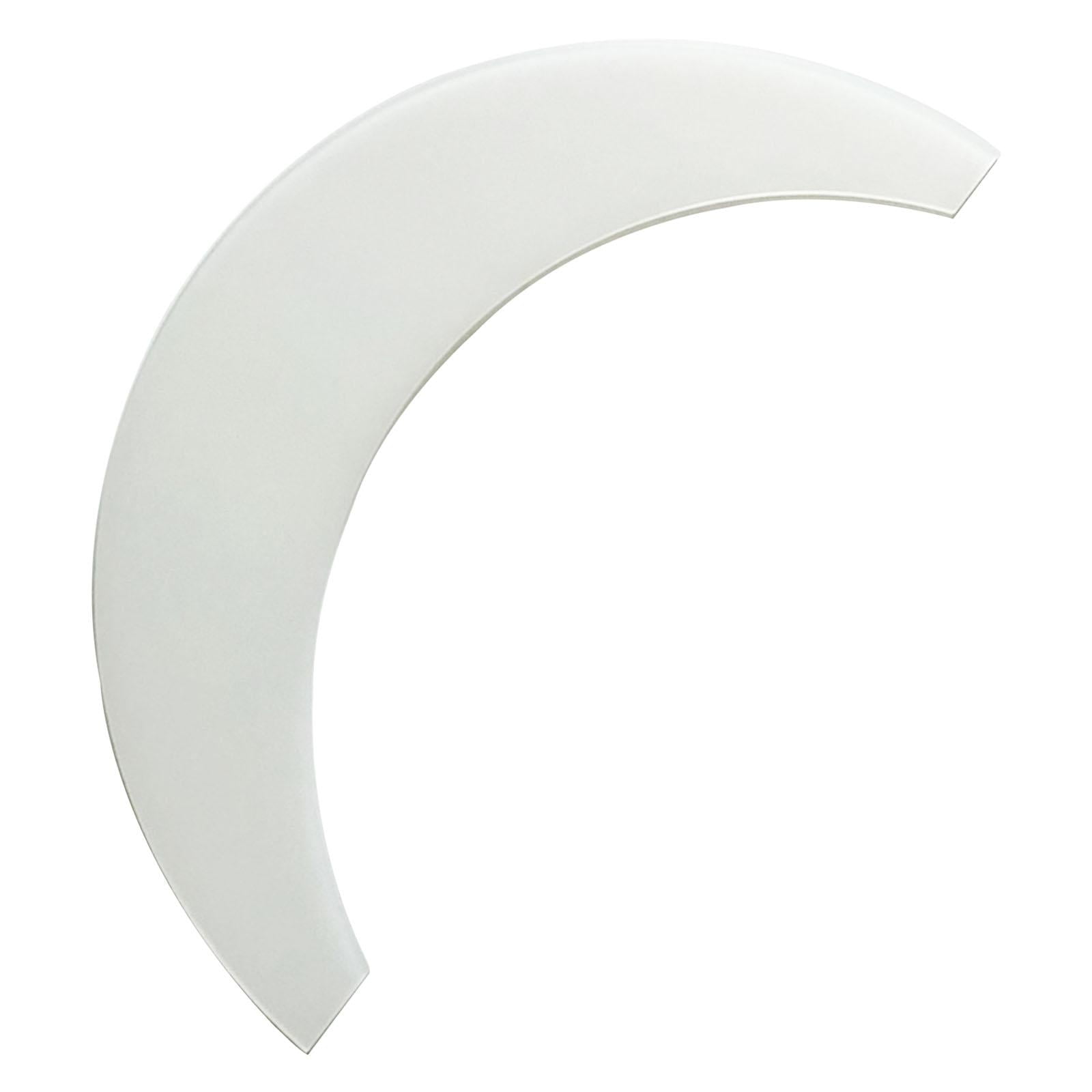 Règle de Quilting en acrylique de 8 pouces, éventails d'arcs clairs multifonctionnels, règle de coupe de cercle de couette pour outil artisanal de couture de Patchwork