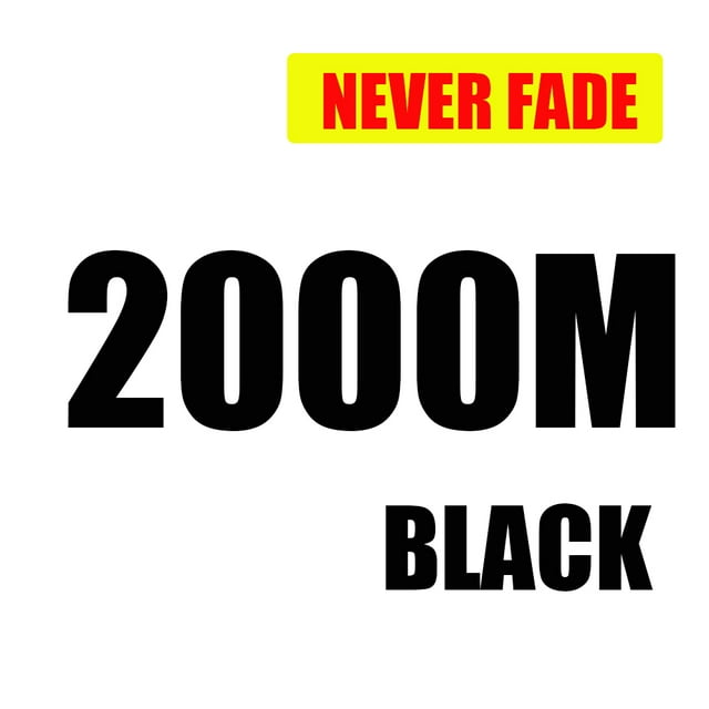 NEVER FADE" Fil de Pêche Tressé Multifilame Noir Rouge 8 Brins 100M 300M 500M 1000M 2000M