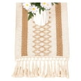 thumbnail image 1 of CSChome Table Runner Table Runner Farmhouse Table Runner Short Tassels Super Soft Wear Resistant Long Washable Dinning Table Cover Tablecloth Tablecloth, 1 of 6