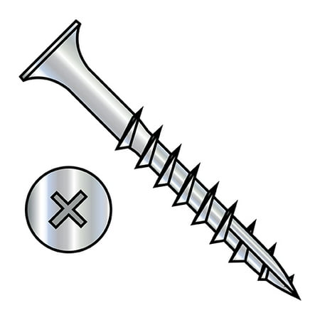 

8X1 1/4 Phillips Bugle Head Course Thread Type 17 Point Deck Screw Dacrotized (Pack Qty 7 000) BC-0820DPG17