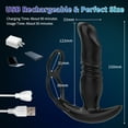 thumbnail image 3 of Birdsexy Thrusting Anal Vibrator with Penis Ring, Wireless Remote Control Anal Butt Plug Prostate Massager, Anal Toys for Men Couples, 3 of 7