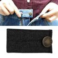 thumbnail image 2 of Extensor De Pantalones De Mezclilla 2 Ganchos De Botón Extensores De Cintura Elástica Negro Sunnimix Extensor de botón de pantalón, 2 of 4