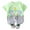 Green, variant on Swuxness Toddler Casual Short Sleeve 2 Piece Sets, Kids Summer Outfit Sets, Children's Fashion Print Cropped Pants Two-piece Set Short Sleeved Round Neck Top/shirt Set Beige, 90
