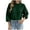 Green, variant on Edvintorg Pullover Sweaters for Women Crew Neck Casual Knit Sweater Long Sleeve Loose Top Womens Fashion Navy XXL