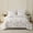 Beige Purple, variant on Smuge 3 Pcs Floral Bedding Comforter Set Purple Red Flower King Size Bed in a Bag Fitted Pillowcases for Adult