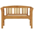 thumbnail image 5 of vidaXL Solid Wood Acacia Patio Bench with Cushion 61.8"/47.2" Multi Colors, 5 of 5