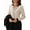 Apricot, variant on Womens Dressy V Neck Color Block Business Casual Blouses Long Sleeve Work Shirts Fall Trendy Clothes Black XL