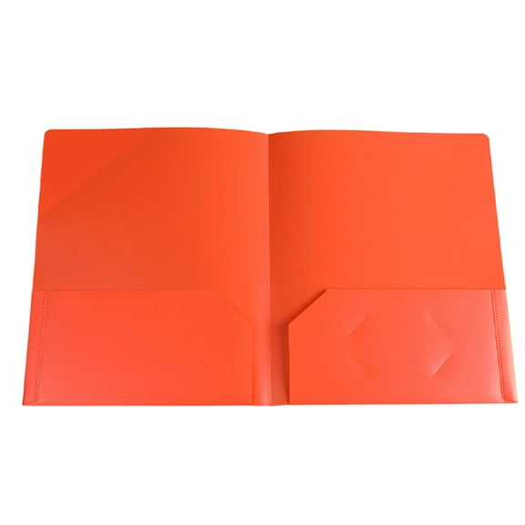 COOLHOOD 1/6Pcs Two-Pocket Folder Letter Size Folders with Pockets Holds 100 Sheets Document Organiser Presentation File Folder