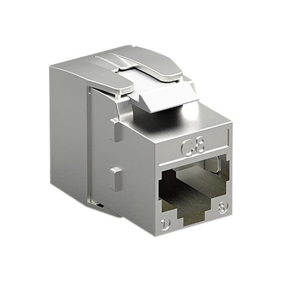 Nippon Labs 60CAT8-KEY Cat.8 RJ45 Tool-Less Shielded Keystone Jack