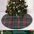 thumbnail image 3 of Yayeee Christmas Tree Skirt 35 inches for Xmas Tree Holiday Party Decoration, Warm Tartan Mosaic, 3 of 6