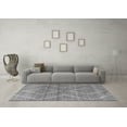 thumbnail image 3 of Ahgly Company Indoor Square Abstract Gray Modern Area Rugs, 5' Square, 3 of 4