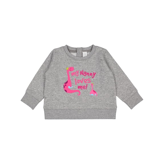 Inktastic My Nanny Loves Me Baby Sweatshirt
