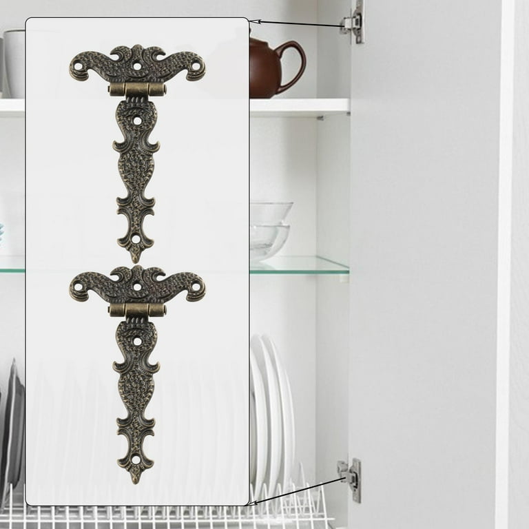 Decorative best sale cabinet hinges